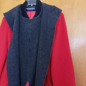 Herman Kay Red Coat Vintage